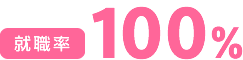 就職率100%
